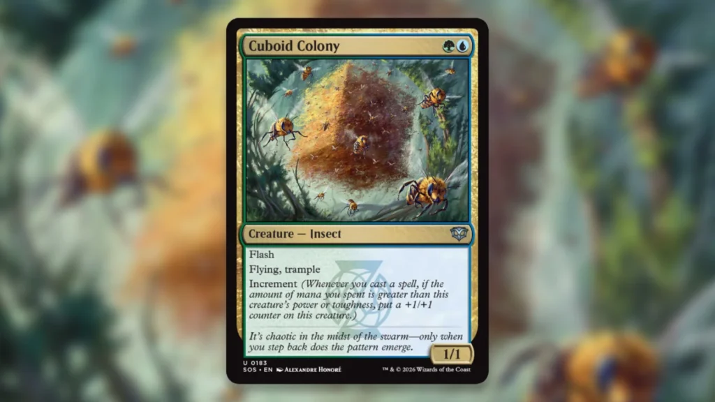 Secrets of Strixhaven Mechanics Increment Cuboid Colony