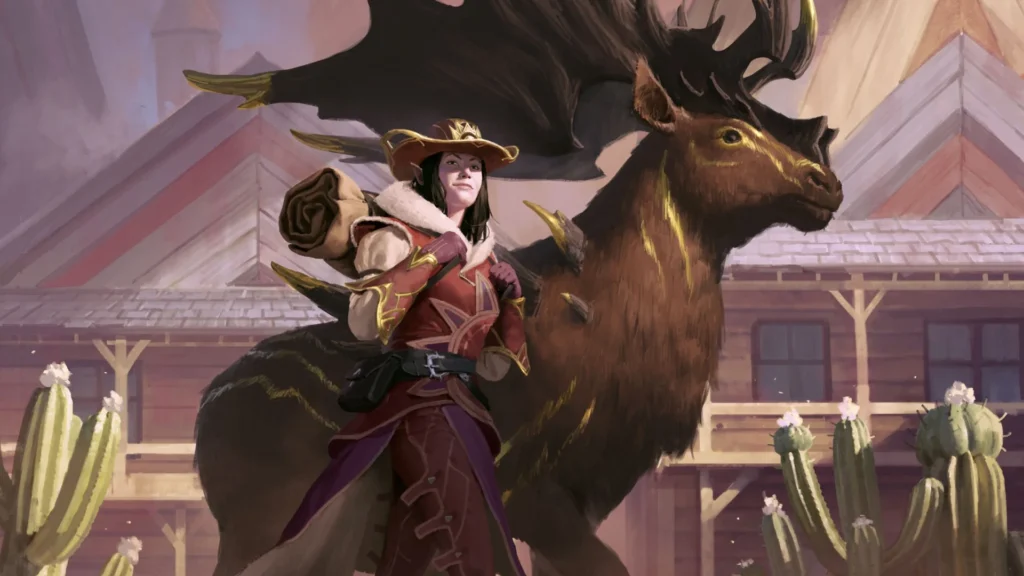 Selvala, Eager Trailblazer | Outlaws of Thunder Junction | Art by Viko Menezes