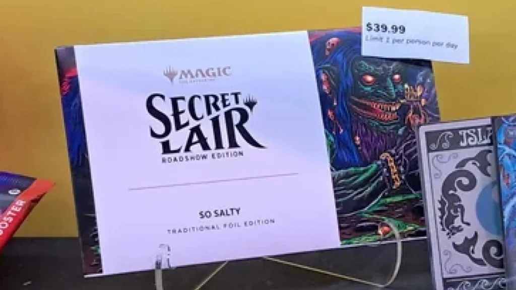 So Salty Secret Lair MTG Packaging