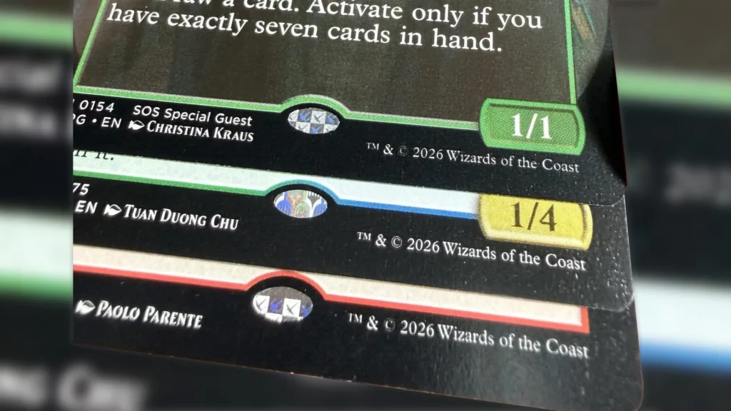 MTG Star Wars Stamp Misprint