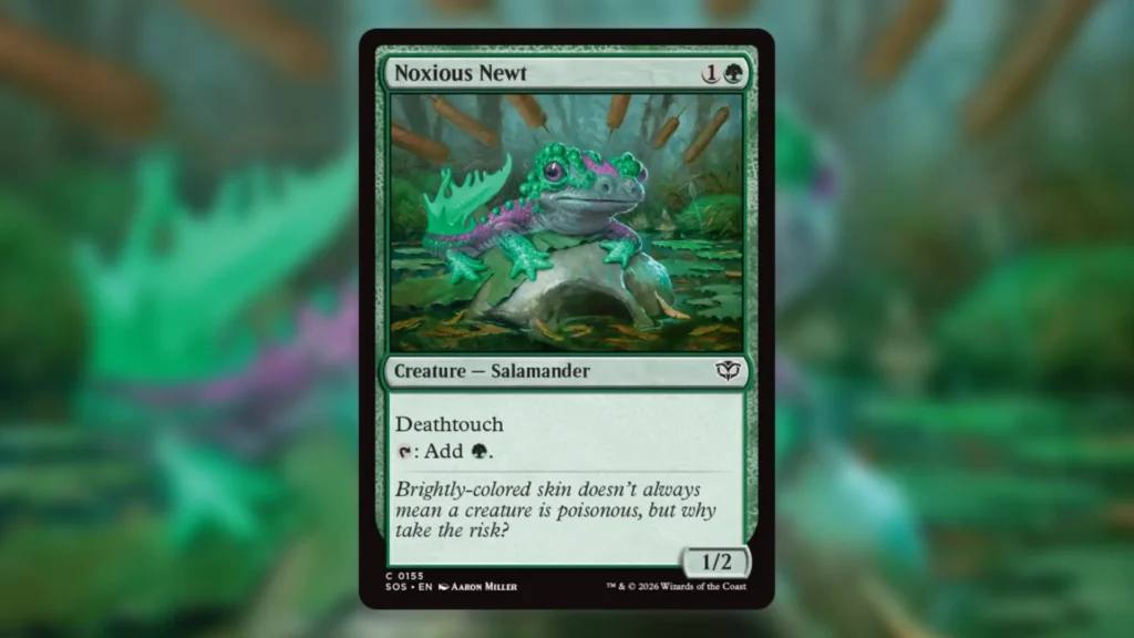 Noxious Newt MTG