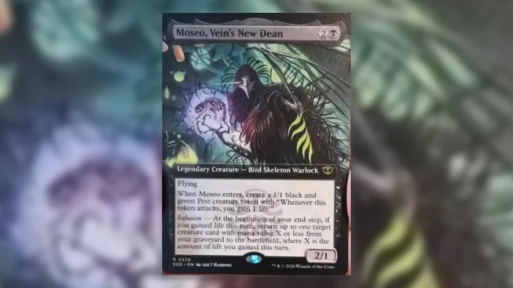 Secrets of Strixhaven Leaks Mose, Vein's New Dean