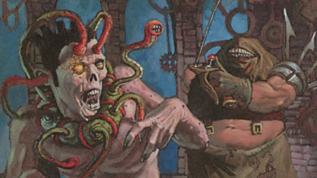 Diabolic Servitude | Urza's Saga | Art by Scott M. Fischer