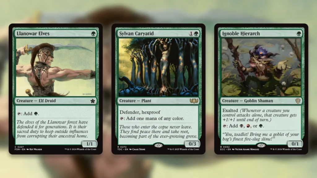 Budget Green Ramp MTG Commander Mana Dorks
