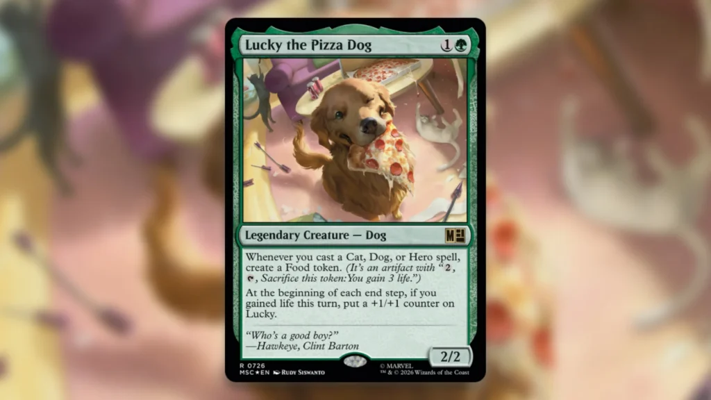 Lucky the Pizza Dog MTG