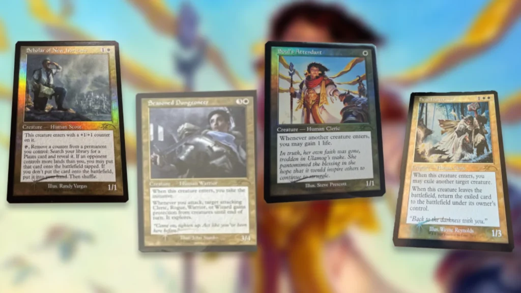 Secret Lair Bonus Cards Retro Frame Humans